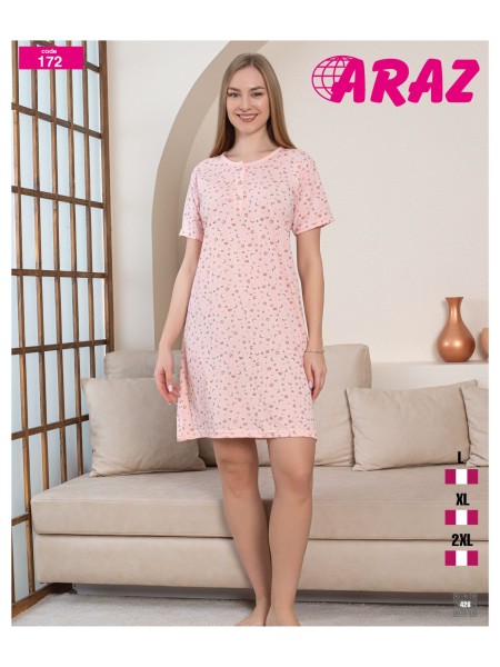 Koszule nocne DAMSKA  tureckie, Size l-2xl,paczka 12szt,mix kolor