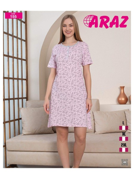 Koszule nocne DAMSKA  tureckie, Size l-2xl,paczka 12szt,mix kolor