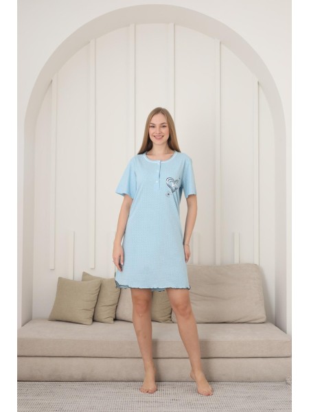 Koszule nocne DAMSKA  tureckie, Size xl-4xl,paczka 12szt,mix kolor