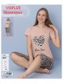Piżama DAMSKA  tureckie, Size m-2xl,paczka 8szt,1kolor