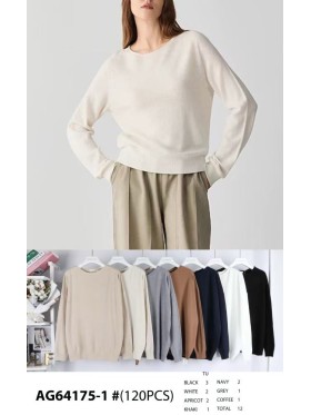Swetry damskie tureckie , Size uni,paczka 12szt,mix kolor