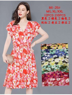 Sukienki damskie , Size m-2xl,paczka 12szt,mix kolor