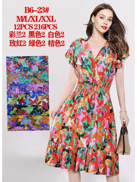 Sukienki damskie , Size m-2xl,paczka 12szt,mix kolor