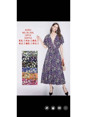Sukienki damskie , Size m-2xl,paczka 12szt,mix kolor