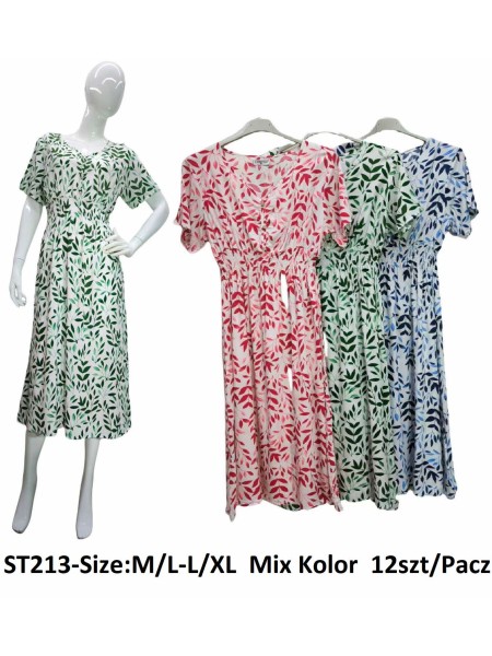 Sukienki damskie, Size m-xl ,paczka 12szt,mix kolor
