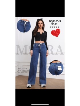 Jeansy damskie Msara ,size Xs-xl, paczka 10szt,