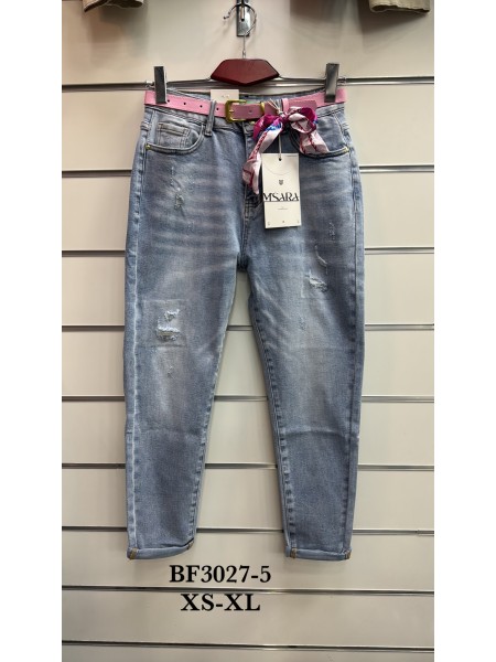 Jeansy damskie Msara ,size Xs-xl, paczka 12szt,