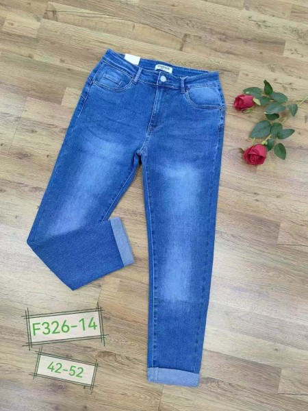 Jeansy damskie ,size 42-52, paczka 12szt,