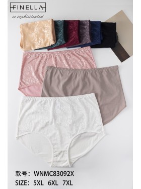 Majtki damskie, size 5-7xl paczka 24szt ,mix kolor