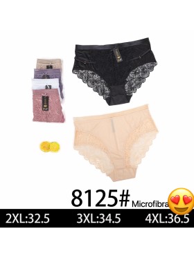 Majtki damskie, size 2-4xl  paczka 24szt ,mix kolor