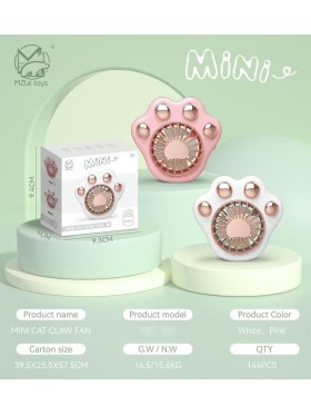 ZABAWKI MINI FAN, 12 SZT / PACZKA, KOLOR JAK NA ZDZIĘCIU