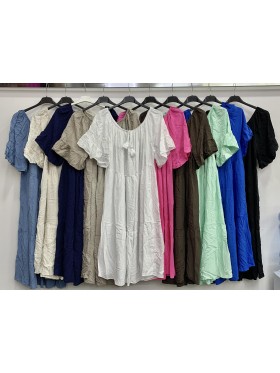 Sukienki damskie wloskie, Size uni,paczka 6szt,mix kolor