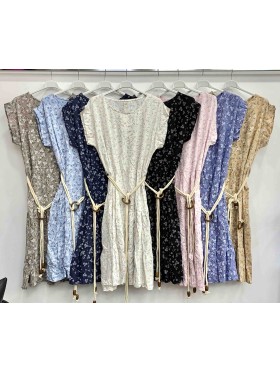 Sukienki damskie wloskie, Size uni,paczka 6szt,mix kolor