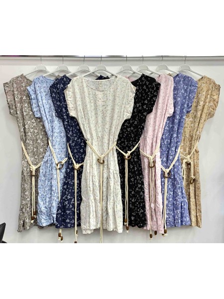 Sukienki damskie wloskie, Size uni,paczka 6szt,mix kolor