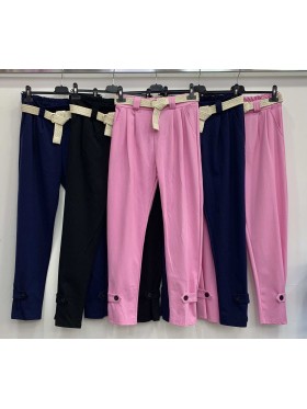 Spodnie  damskie wloskie, Size uni,paczka 6szt,mix kolor