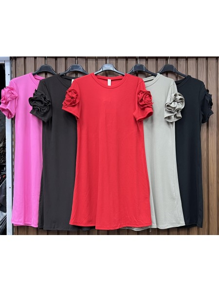 Sukienki damskie wloskie, Size uni,paczka 6szt,mix kolor