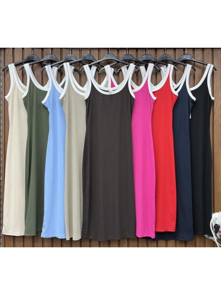 Sukienki damskie wloskie, Size uni,paczka 6szt,mix kolor