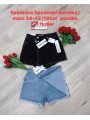 Spódnica krótka jeansowa damska  ,size 34-42 ,paczka 10szt,1 KOLOR