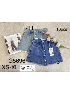 Spódnica krótka jeansowa damska M'sara,size xs-xl, paczka 10szt,