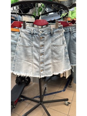 Spódnica krótka jeansowa damska ,size xs-xl, paczka 10szt,