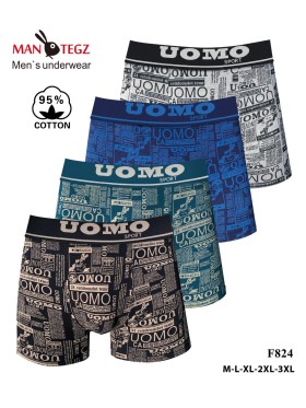 BOKSERKI MĘSKIE .SIZE: M -3XL (24 SZT/PACZKA) KOLOR JAK NA ZDZIĘCIU