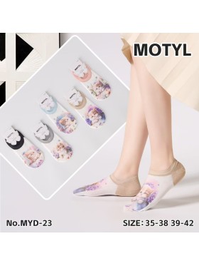SKARPETY / STOPKI DAMSKIE .SIZE: 35-42, (40PAR/PACZKA) KOLOR JAK NA ZDZIĘCIU
