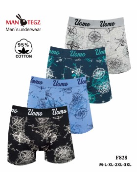 BOKSERKI MĘSKIE .SIZE: M -3XL (24 SZT/PACZKA) KOLOR JAK NA ZDZIĘCIU