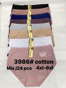 Majtki damskie, size 4-6xl  paczka 24szt ,mix kolor