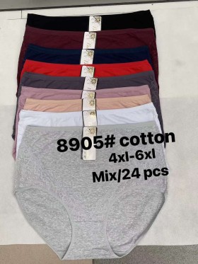 Majtki damskie, size 4-6xl  paczka 24szt ,mix kolor