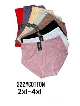 Majtki damskie, size 2-4xl  paczka 24szt ,mix kolor