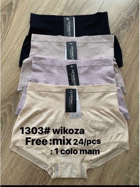 Majtki damskie, size free  paczka 24szt ,mix kolor