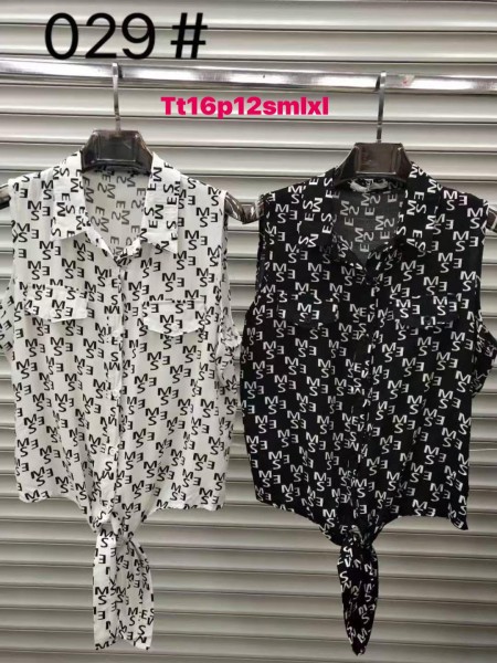 Koszule damskie , Size s-xl,paczka 12szt,mix kolor