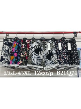 Spodenki damskie , Size 2-5xl,paczka 12szt,mix kolor