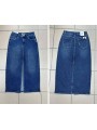 Spódnica długa jeansowa damska ,size 36-44, paczka 10szt,