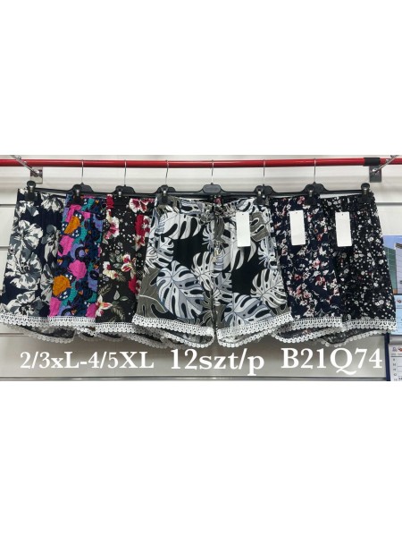 Spodenki damskie , Size 2-5xl,paczka 12szt,mix kolor