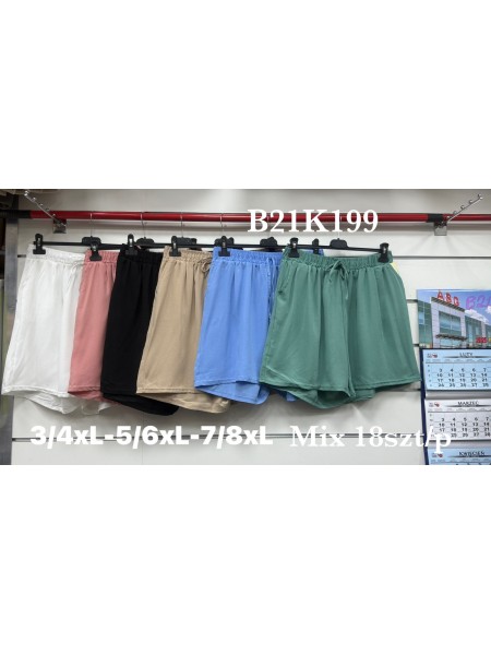 Spodenki damskie , Size 3-8xl,paczka 18szt,mix kolor