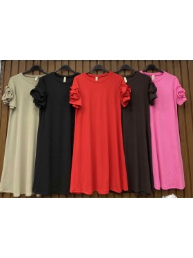Sukienki damskie wloskie, Size uni,paczka 6szt,mix kolor