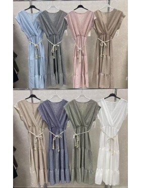 Sukienki damskie wloskie, Size uni,paczka 6szt,mix kolor
