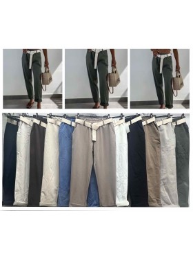 Spodnie damskie wloskie, Size uni,paczka 6szt,mix kolor