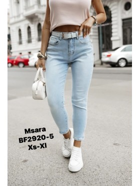 Jeansy damskie M'sara ,size xs-xl, paczka 12szt,