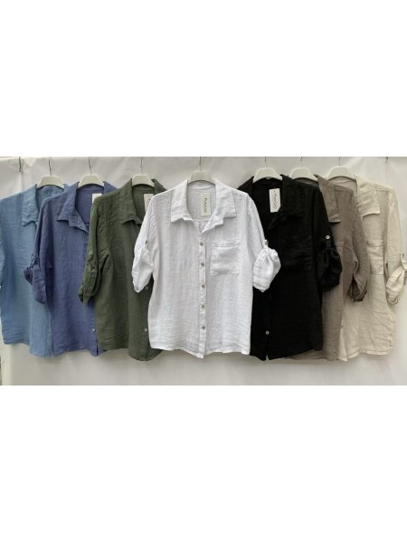 Koszule damskie wloskie, Size uni,paczka 6szt,mix kolor
