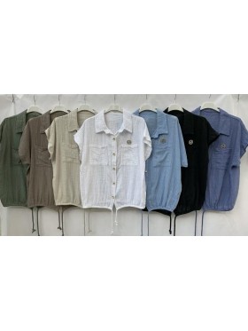 Koszule damskie wloskie, Size uni,paczka 6szt,mix kolor