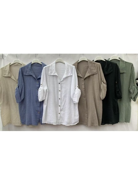 Koszule damskie wloskie, Size uni,paczka 6szt,mix kolor