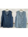 Bluzki damskie wloskie, Size uni,paczka 6szt,mix kolor