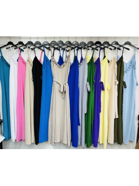 Sukienki damskie wloskie, Size uni,paczka 6szt,mix kolor