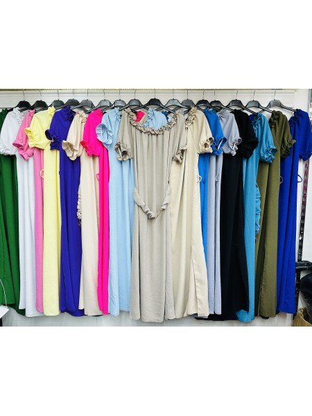 Sukienki damskie wloskie, Size uni,paczka 6szt,mix kolor