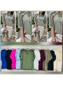 Bluzki damskie wloskie, Size uni,paczka 6szt,mix kolor