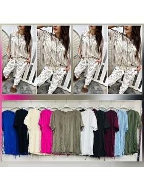 Bluzki damskie wloskie, Size uni,paczka 6szt,mix kolor