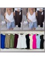 Bluzki damskie wloskie, Size uni,paczka 6szt,mix kolor