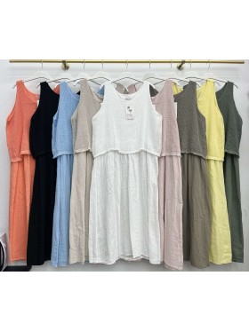 Sukienki damskie wloskie, Size uni,paczka 6szt,mix kolor